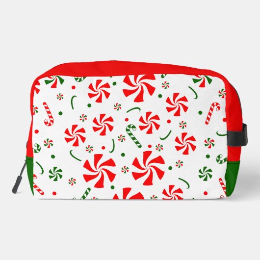 Snoep met kerstpeppermint toilettasje (Achterkant)