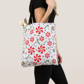 Snoep met kerstpeppermint tote bag (Dichtbij)