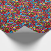 Snoep met kleurrijke vlekken cadeaupapier (Hoek)