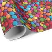 Snoep met kleurrijke vlekken cadeaupapier (Rol Hoek)
