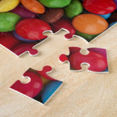 Snoep met kleurrijke vlekken legpuzzel (Zijkant)