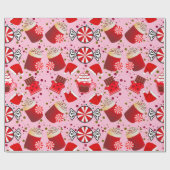 snoep met pepermuntverpakking cadeaupapier (Vlak)