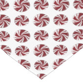 Snoep met ronde peppermint korte tafelloper (Hoek)