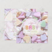 Snoep met zoete smaak Neutraal Baby shower Kaart (Voorkant / Achterkant)