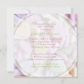 Snoep met zoete smaak Neutraal Baby shower Kaart (Achterkant)