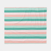 Snoep Mint Fleece Blanket Deken (Voorkant (Horizontaal))