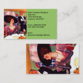 Snoep Modes Costumes Visitekaartje (Voorkant / Achterkant)