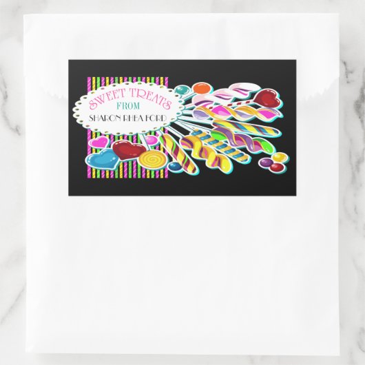 Snoep Monogram Gepersonaliseerd Etiket (Tas)