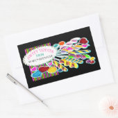 Snoep Monogram Gepersonaliseerd Etiket (Envelop)