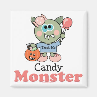 Snoep Monster Halloween Magnet