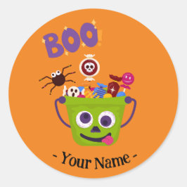 snoep Monster in Training Halloween Stickers