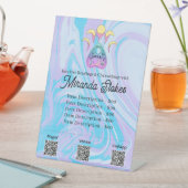 Snoep Moon & Planchette Tarot Reader prijslijst Reclamebord Met Voetstuk (Insitu)