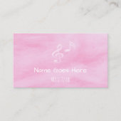 "Snoep" MuziekteterVisitekaartjes Visitekaartje (Voorkant)