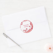 Snoep n wijnstokken Cadeau label of envelopzegel (Envelop)