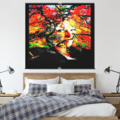 Snoep najaar canvas afdruk (Insitu (Slaapkamer))