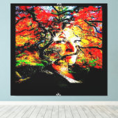 Snoep najaar canvas afdruk (Insitu (Houten vloer))