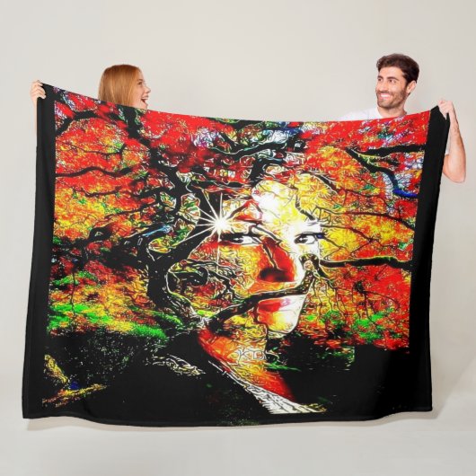 Snoep najaar fleece deken (In situ)