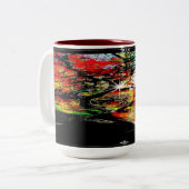 Snoep najaar tweekleurige koffiemok (Voorkant links)