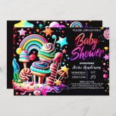 Snoep Oasis bewerkbaar Baby shower Kaart (Voorkant / Achterkant)
