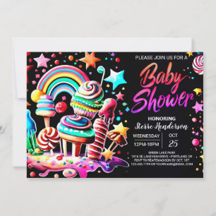 Snoep Oasis bewerkbaar Baby shower Kaart