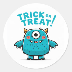 Snoep of een grap! - Monster #2 Ronde Sticker