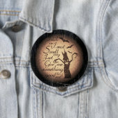 Snoep of een grap ronde button 4,0 cm (In situ)