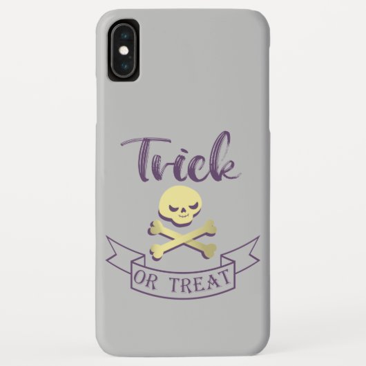 Snoep of een grap schedel kruisbeenderen Halloween Case-Mate iPhone Case (Achterkant)
