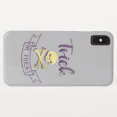 Snoep of een grap schedel kruisbeenderen Halloween Case-Mate iPhone Case (Achterkant (horizontaal))