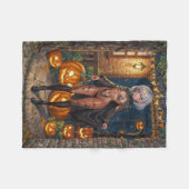 Snoep of een Leugenaar, Dapper Halloween verkleed  Fleece Deken (Voorkant (Horizontaal))