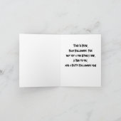 Snoep of een Leuke Streek Halloween Wenskaart Kaart (Binnen)