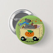 Snoep of een Leuke Streek Ronde Button 5,7 Cm (Voorkant /achterkant)