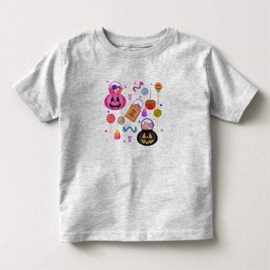 Snoep of een Leuke Truc Kinder Shirts (Voorkant)