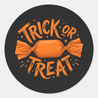 Snoep of een Leven Halloween Ronde Sticker