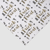 Snoep of een Leven Lang Geplaagd Chic Modern Hallo Tissuepapier (Detail)