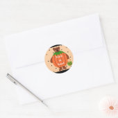 Snoep of een leven ronde sticker (Envelop)