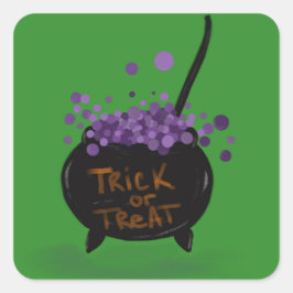 Snoep of een Leven Vierkante Sticker