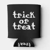 Snoep of een poets Halloween Blikjeskoeler (Achterkant)