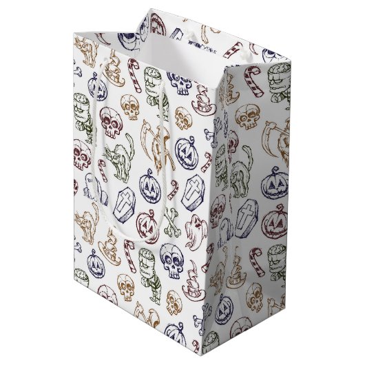 Snoep of een poets medium cadeauzakje (Achterkant Gekanteld)