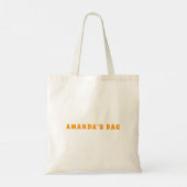 snoep of een poets tote bag (Achterkant)