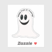 Snoep-of-een-spectraal-Halloween Sticker (Vel)
