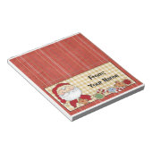 Snoep of feestdag behandelt buiktop notitieblok (Schuin)