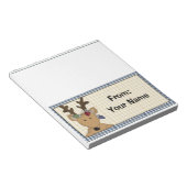 Snoep of feestdag behandelt buiktop notitieblok (Schuin)