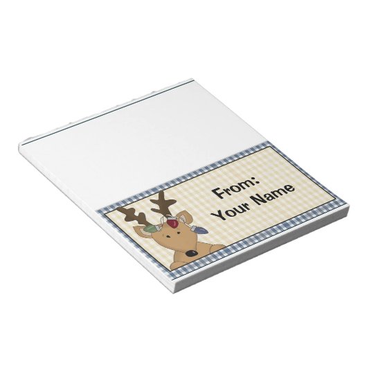 Snoep of feestdag behandelt buiktop notitieblok (Schuin)