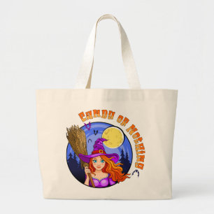 Snoep of niets grote tote bag