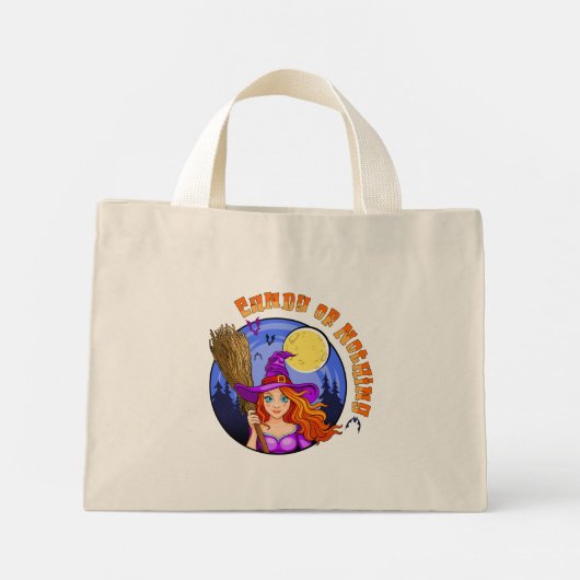 Snoep of niets mini tote bag (Achterkant)