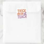 Snoep of School - Halloween Leraar Sticker Cadeau (Tas)