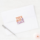 Snoep of School - Halloween Leraar Sticker Cadeau (Envelop)
