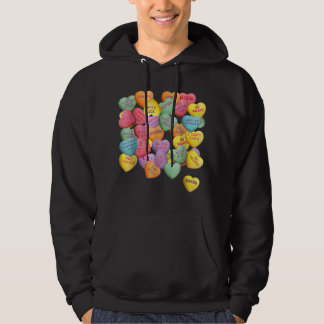 Snoep ontwerp Valentijnsdag voor mannen Hoodie