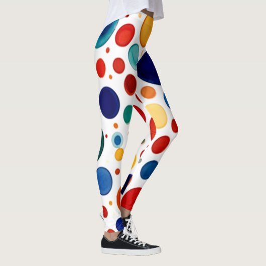 snoep oosterse stijl polka stippen leggings (Rechts)