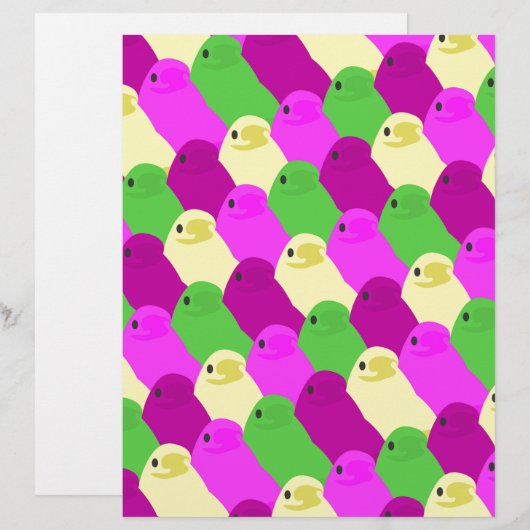 snoep oostervogel gepersonaliseerd briefhoofd (Voorkant / Achterkant)